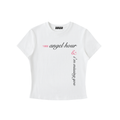 “angel hour” baby tee