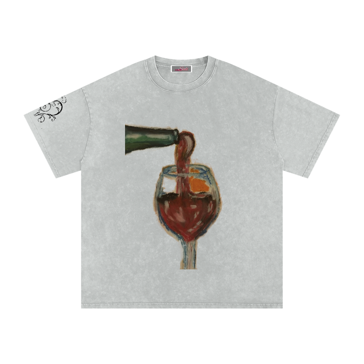 “drink up” oversize tee