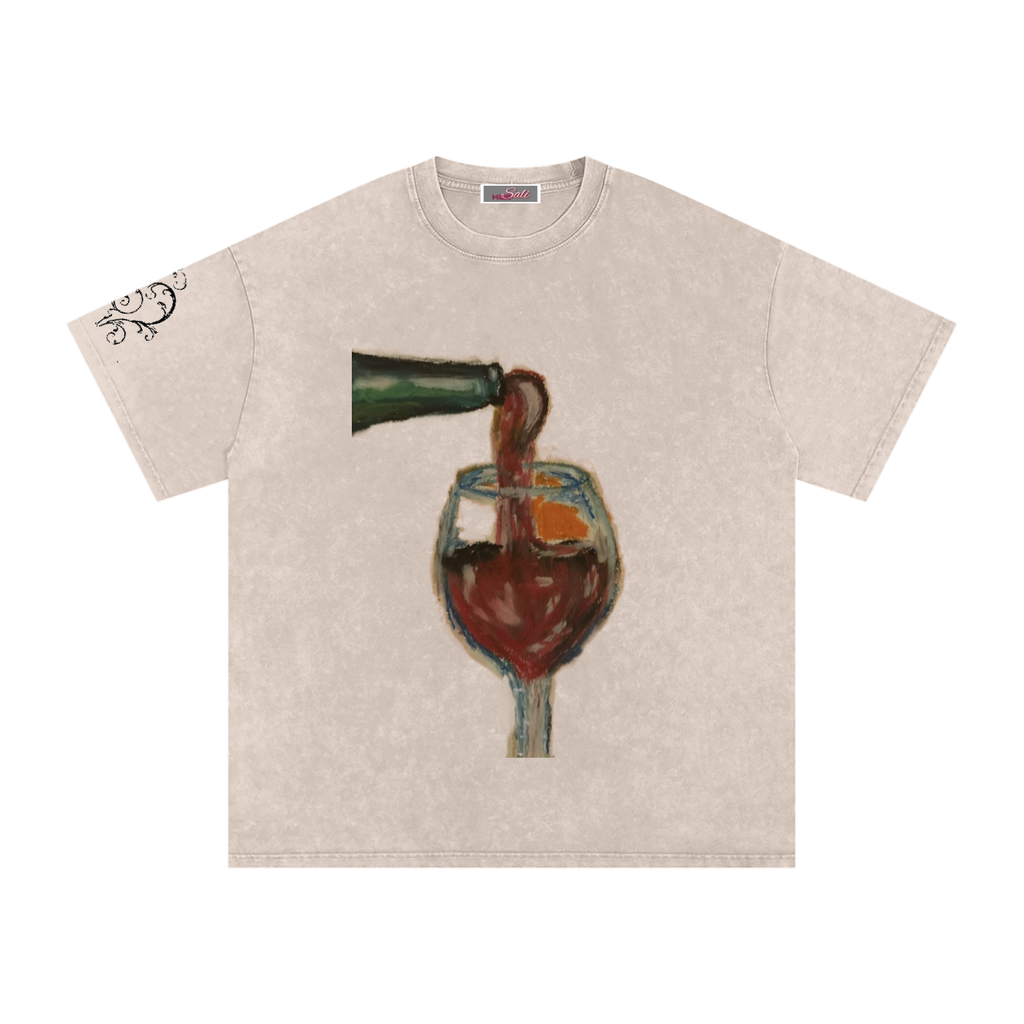 “drink up” oversize tee