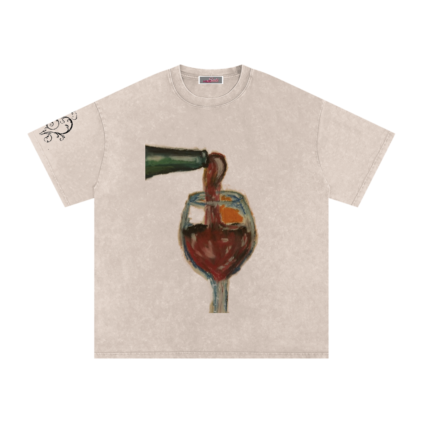 “drink up” oversize tee