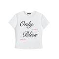 “only bliss” baby tee